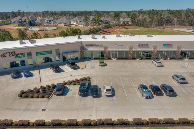Aerial of the plaza