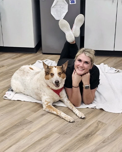 Happy Pet & Vet Moment